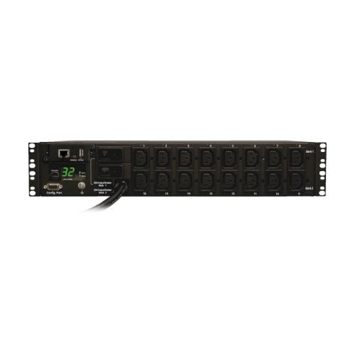 Tripp Lite PDUMH32HVNET power distribution unit (PDU) 16 AC outlet(s) 2U Black
