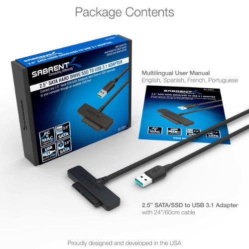 Sabrent EC-SS31 interface cards/adapter