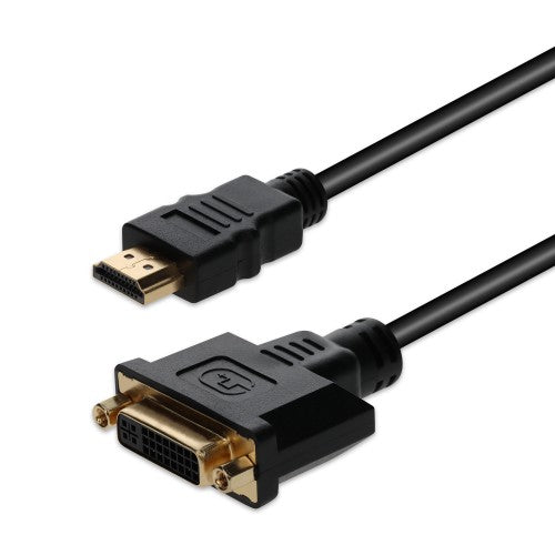 AddOn Networks HDMI2DVIDMF3F video cable adapter 7.87" (0.2 m) HDMI Type A (Standard) DVI-D Black