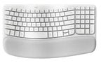 Logitech ERGO 920-013611 keyboard Mouse included Universal Bluetooth QWERTY US English White