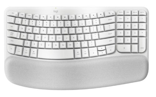 Logitech ERGO 920-013611 keyboard Mouse included Universal Bluetooth QWERTY US English White