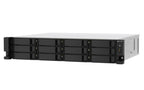 QNAP TS-1273AU-RP-8G NAS Rack (2U) Ryzen Embedded V1500B 8 GB DDR4 0 TB QNAP QTS Aluminum, Black