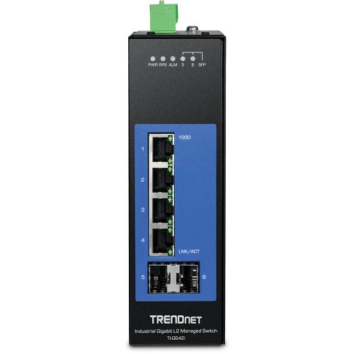 Trendnet TI-G642i Managed L2 Gigabit Ethernet (10/100/1000) Black
