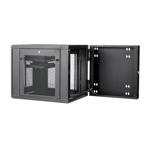 StarTech.com RK1232WALHM rack cabinet 12U Wall mounted rack Black