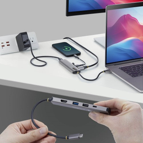 StarTech.com 164B-USBC-MULTIPORT laptop dock/port replicator Wired USB 3.2 Gen 2 (3.1 Gen 2) Type-C Gray