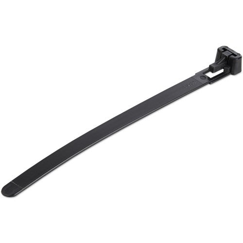 StarTech.com CBMZTRB5BK cable tie Releasable cable tie Nylon, Plastic Black 100 pc(s)