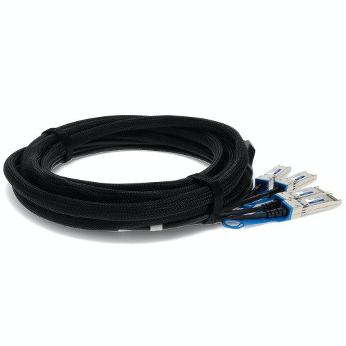 AddOn Networks ADD-QMXSIN-PDAC1M InfiniBand/fibre optic cable 39.4" (1 m) QSFP+ 4x SFP+ Black