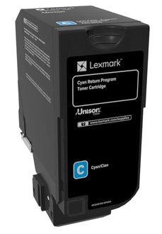 Lexmark 74C00CG toner cartridge 1 pc(s) Original Cyan