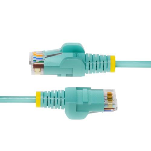 StarTech.com N6PAT6AQS networking cable Aqua color 70.9" (1.8 m) Cat6 U/UTP (UTP) Round