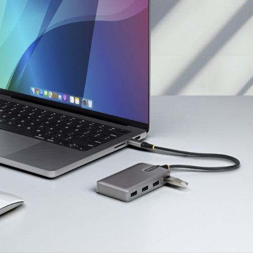 StarTech.com 5G4AB-USB-C-HUB interface hub USB 3.2 Gen 1 (3.1 Gen 1) Type-C 5000 Mbit/s Gray