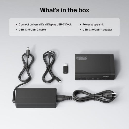 Belkin INC028TTBK interface hub USB 2.0 Type-C