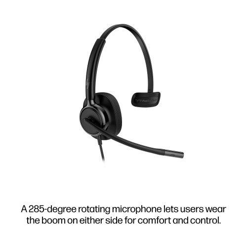 HP Poly Mission 415 Monaural USB Wired Headset (Bulk)