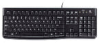 Logitech 920-002478 keyboard Office USB English Black