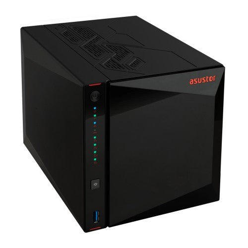 Asustor AS5404T NAS/storage server Intel® Celeron® N5105 4 GB DDR4 0 TB ADM Black