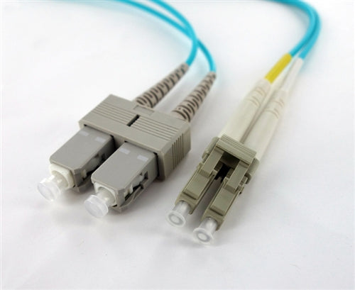Axiom AXG94408 InfiniBand/fibre optic cable 393.7" (10 m) LC SC Blue