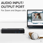 Plugable Technologies UD-3900PDZ laptop dock/port replicator Docking USB 3.2 Gen 1 (3.1 Gen 1) Type-C Black