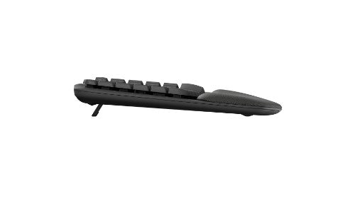 Logitech Wave Keys keyboard Universal RF Wireless + Bluetooth QWERTY English Graphite