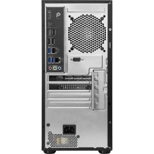 MSI Pro DP180 AI A2NVPG-1463US Intel Core Ultra 5 225 16 GB DDR5-SDRAM 1 TB SSD NVIDIA GeForce RTX 5070 Windows 11 Pro Desktop PC Black