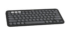 Logitech Pebble Keys 2 K380s keyboard Universal Bluetooth QWERTY English Graphite