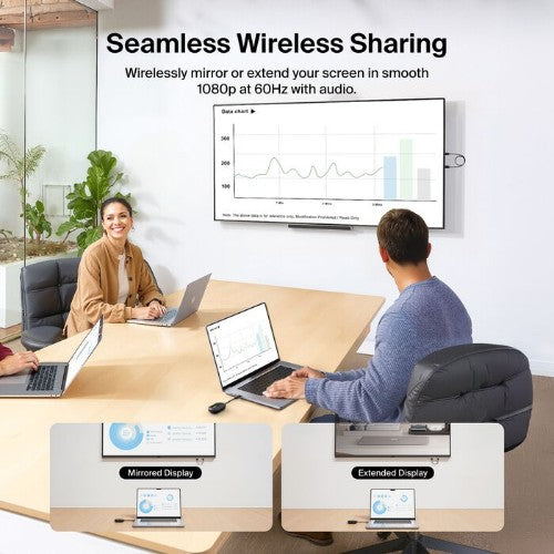 Belkin AVC024DQBK wireless display adapter USB Full HD Dongle