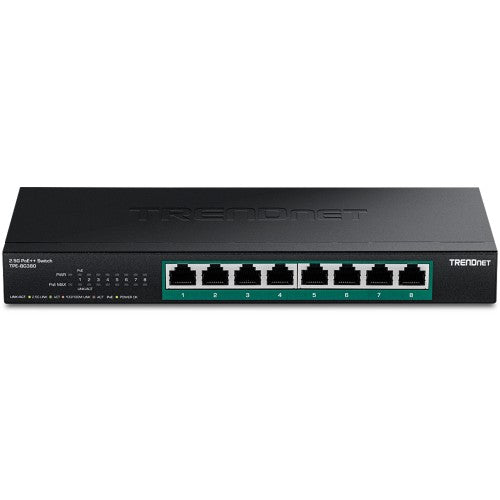 Trendnet TPE-BG380 network switch Unmanaged 2.5G Ethernet (100/1000/2500) Power over Ethernet (PoE) Black