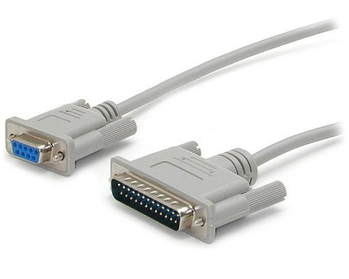 StarTech.com SCNM925FM serial cable Gray 118.1" (3 m) DB-25 DB-9