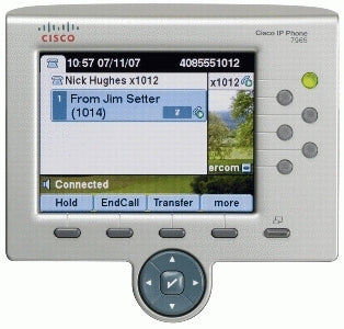 Cisco Unified IP Phone 7965G w/ 1 RTU License Caller ID Black, Silver