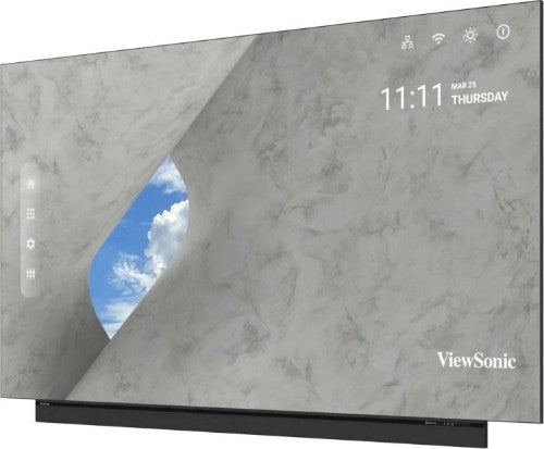 Viewsonic LDP163-091C signage display 163" LED Wi-Fi 600 cd/m² 4K Ultra HD Black Built-in processor Android 9