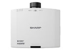Sharp MODEL XP-V731U-W, Installation Projector, WUXGA, 7100Lm, LCD, Laser Light Source, white cabinet Standard throw projector 7300 ANSI lumens 3LCD WUXGA (1920x1200) 3D