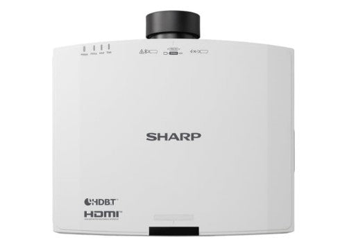 Sharp MODEL XP-V731U-W, Installation Projector, WUXGA, 7100Lm, LCD, Laser Light Source, white cabinet Standard throw projector 7300 ANSI lumens 3LCD WUXGA (1920x1200) 3D