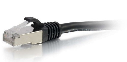 C2G 1ft. Cat6 RJ-45 networking cable Black 11.8" (0.3 m) S/FTP (S-STP)