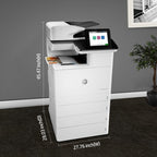HP Color LaserJet Enterprise LaserJet Enterprise M776dn Multifunction Color Printer, Ethernet Only; Copier, Scanner