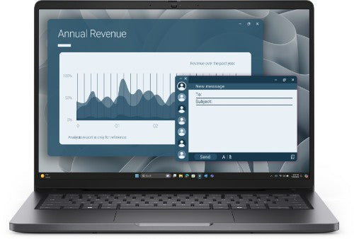 DELL Pro 14 PC14255 AMD Ryzen™ 5 PRO 230 Laptop 14" Full HD+ 16 GB DDR5-SDRAM 512 GB SSD Wi-Fi 6E (802.11ax) Windows 11 Pro US English Black