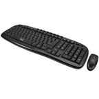Adesso WKB-1330CB keyboard Mouse included Universal RF Wireless QWERTY US English Black