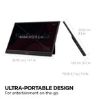 Viewsonic VA VA1653 computer monitor 15.6" 1920 x 1080 pixels Full HD LED Black