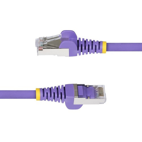 StarTech.com NLPL-7F-CAT6A-PATCH networking cable Purple 82.7" (2.1 m) S/FTP (S-STP) Round