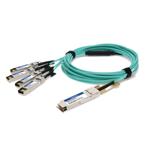 AddOn Networks MFA7A50-C007-AO InfiniBand/fibre optic cable 275.6" (7 m) QSFP28 4x SFP28 AOC Aqua color