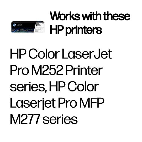CF400A (201A) Toner black, 1.5K pages
