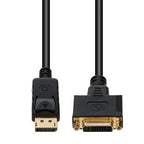 AddOn Networks DISPLAYPORT2DVID2F video cable adapter 24" (0.61 m) DisplayPort DVI-D Black