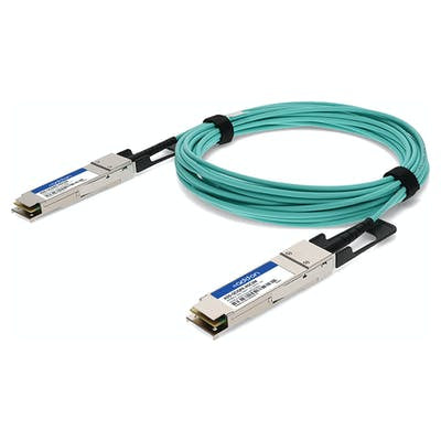 AddOn Networks ADD-QCIQPA-AOC3M InfiniBand/fibre optic cable 118.1" (3 m) QSFP+ Aqua color