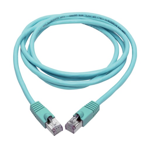 Tripp Lite N262-007-AQ networking cable Aqua color 83.9" (2.13 m) Cat6a S/UTP (STP)