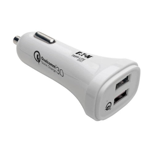 Tripp Lite U280-C02-S-QC3U mobile device charger Universal White Cigar lighter Fast charging Auto