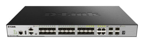 D-Link DGS-3630-28SC Managed L3 1U Black