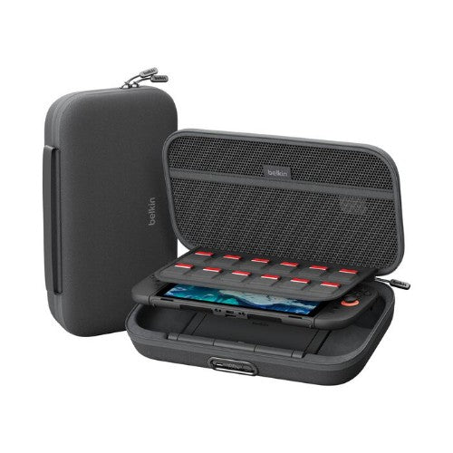 Belkin ENA003FQCH portable game console case Hardshell case Nintendo Charcoal