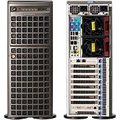 Supermicro SuperChassis 747TQ-R1620B Rack Black, Gray 1620 W