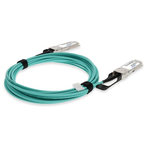 AddOn Networks ADD-QCIQPA-AOC1M InfiniBand/fibre optic cable 39.4" (1 m) QSFP+ AOC Aqua color