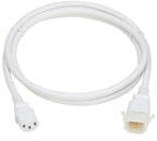 Eaton P005-E06-AWH-6 power cable White 70.9" (1.8 m) C14 coupler C13 coupler