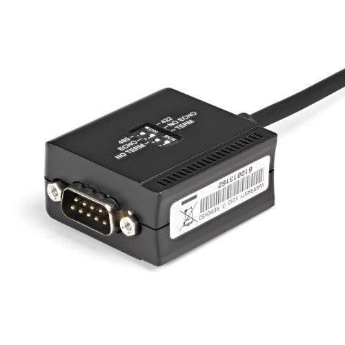 StarTech.com ICUSB422 cable gender changer DB9 M USB-A FM Black