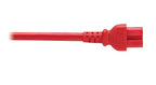 Eaton P018-E06-ARD-6 power cable Red 70.9" (1.8 m) C14 coupler C15 coupler