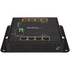 StarTech.com IES81GPOEW network switch Managed L2 Gigabit Ethernet (10/100/1000) Power over Ethernet (PoE) Black